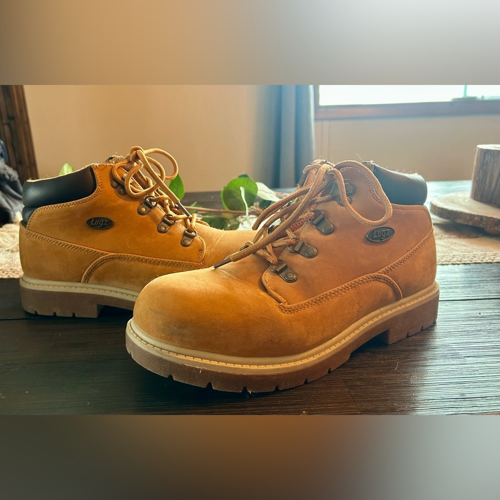 Lugz Men's Tan Work Boots